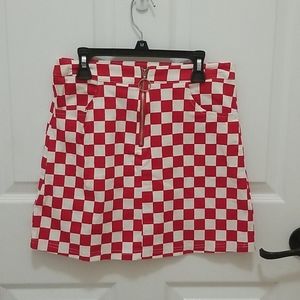 Checkered Skirt
